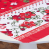 Toalha p/ Centro 70x70 cm Flowers - Image 4